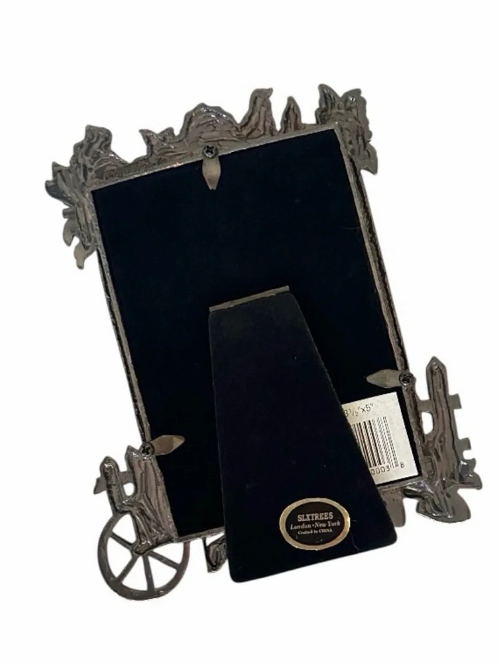 Sixtrees Silver Pewter Vintage Floral Country Garden Theme Picture Frame